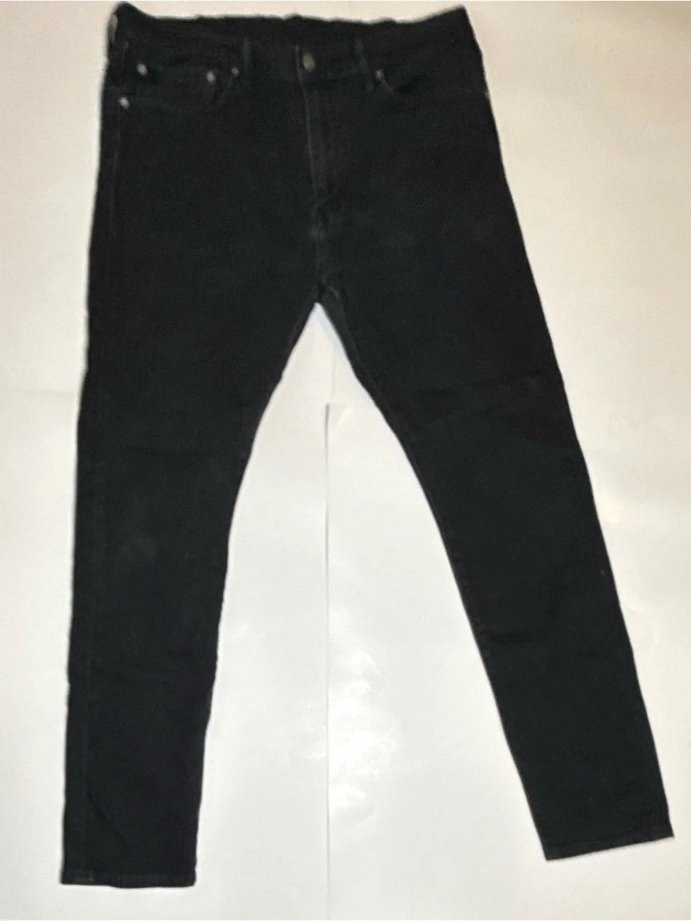 Levi's 512 Vintage Black Slim Men's Denim Jeans 36x32